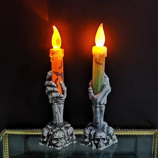 Halloween Skeletons Party Candles Home Decorations