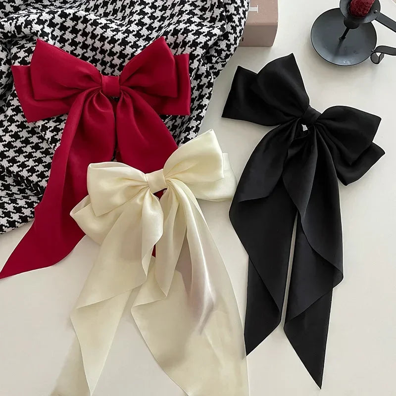 Ribbon Hair Clips