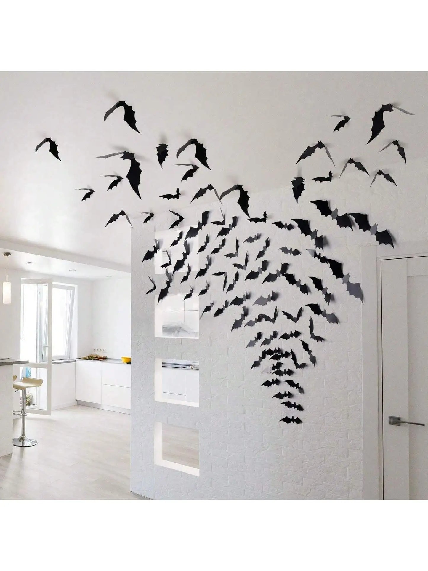 3D Waterproof black Bats Wall Decoration