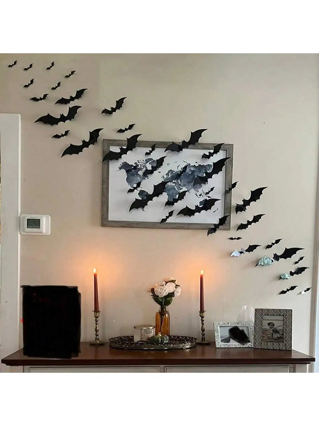 3D Waterproof black Bats Wall Decoration